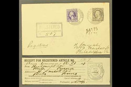 AMERICAN SAMOA 1927 (Dec 27) Registered Cover Franked With 3c Washington & 15c Franklin, Postmarked Pago Pago, Addressed - Other & Unclassified