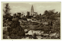 Ref 1465 - Postcard - Rock Garden & War Memorial - Coventry Warwickshire - Coventry