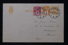 DANEMARK - Entier Postal + Compléments De Helsinki Pour La France En 1919 - L 88280 - Entiers Postaux