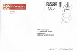 Nederland Netherlands 2012 Nieuwegein Meter Internet (PC) Stamps Frank Small Horizontal Digital Barcode PostNL EMA Cover - Franking Machines (EMA)