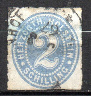 Allemagne Holstein N° 17 Oblitéré Used Cote 65€ - Schleswig-Holstein