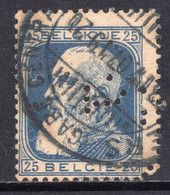 Belgium 1905 - King Leopold II - Perfins - 1863-09