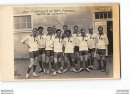 CPA Carte Photo Jeux Olympiques De 1924 Football Equipe De Lithuanie - Fútbol