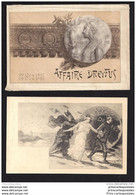 12 CPA + Pochette Sur L'Affaire Dreyfus - Esterhazy - Picquart - Zola - Labory - Clemenceau - Evènements