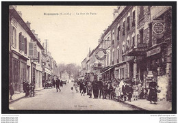 CPA 91 Essonnes Rue De Paris - Essonnes