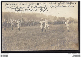 CPA 91 Gif Carte Photo Souvenir D'une Prise D'arme Et De Felicitations Du 19 Eme D'infanterie - Gif Sur Yvette