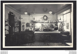 CPA 91 Gif Carte Photo Interieur De Café Avenue De La Gare - Gif Sur Yvette