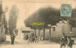37 Neuillé-Pont-Pierre, Ecole De Filles, Belle Animation, Affranchie 1907 - Neuillé-Pont-Pierre