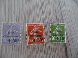 France Charnière Caissse D'amortissement N° 275 à 277 - Unused Stamps