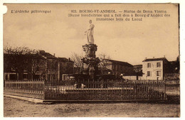 07 : Bourg-st-Andeol : Statue De Dona Vierna - Bourg-Saint-Andéol