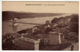 07 : Bourg-st-Andeol : Vue Générale Sur Le Rhône - Bourg-Saint-Andéol