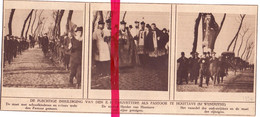 Orig. Knipsel Coupure Tijdschrift Magazine - Houthave - Inhuldiging Nieuwe Pastoor D'Huvettere - 1924 - Zonder Classificatie