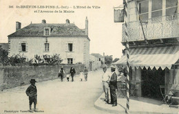 St Brévin Les Pins * 1906 * L'hôtel De Ville Et L'avenue De La Mairie * Hôtel De L'Espérance GRELLIER - Saint-Brevin-les-Pins