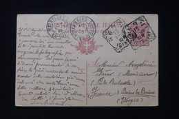 ITALIE - Entier Postal De Nervi ( Genova ) Pour La France ( Poste Restante) En 1909 - L 88345 - Stamped Stationery