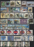 New Zealand (09) 100 Different Decimal Stamps. 1982-95 Unused & Used. Hinged. - Collezioni & Lotti