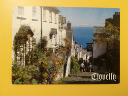 CARTOLINA POSTCARDS GRAN BRETAGNA GREAT BRITAIN 2000 CLOVELLY BOLLO QUEEN ELIZABETH - Clovelly