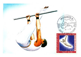 Thème Gymnastique - Monaco - Carte Maximum - TB - Ginnastica