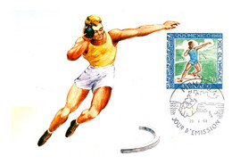Thème Athlétisme - Monaco - Carte Maximum - TB - Leichtathletik