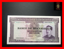 MOZAMBIQUE 500 Escudos  22.3.1967  Overprint In  1976    P. 118  Large Note   UNC - Mozambique