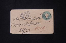 INDE ANGLAISE - Cachet " Postage Due - One Anna " Sur Entier Postal ( Type Victoria ) Pour Delhi En 1902 - L 88382 - 1882-1901 Empire