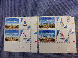 2017 NEUF 4 TIMBRES Venez Partager  Datés 11.04.17 , Deux Sont Surchargés Lima 13/09/2017 - 2010-2019