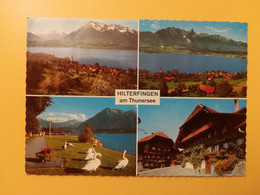 CARTOLINA POSTCARDS SVIZZERA HELVETIA SUISSE 1971 HILTERFINGEN AM THUNERSEE BOLLO PRO PATRIA - Hilterfingen