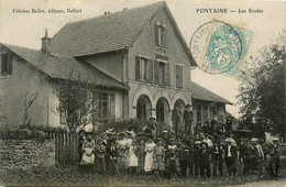 Fontaine * Les écoles * école * Groupe D'enfants - Fontaine