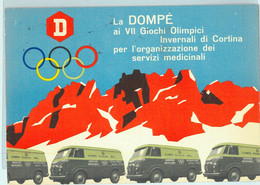 Lib7464 - VINTAGE Illustrated  POSTCARD - 1956 Winter Olympic Games MEDICINE - Olympic Games