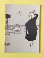 Jacques Faizant Illustrateur Dessinateur Humour Carte Humoriste - Faizant