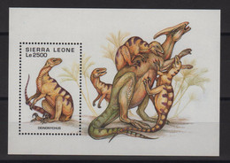Sierra Leone - BF 259 - Faune Prehistorique - Cote 11€ - ** Neuf Sans Charniere - Sierra Leona (1961-...)