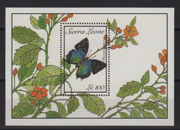 Sierra Leone - BF 107 - Faune - Papillons - Cote 11€ - ** Neuf Sans Charniere - Sierra Leone (1961-...)