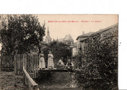 MONTIER-EN-DER  (Hte-Marne). - Rivière "la Voire". Personnages. ETAT NEUF. A Circulé En 1926. SCANS - Montier-en-Der