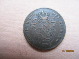 Belgium: 2 Centimes 1874 (français) - 2 Cent