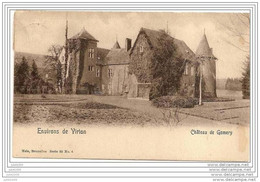 GOMERY ..--  Nels 32 , N° 4 . Le Château .  1906 Vers LANDELIES ( Melle Marguerite HAUTAIN  ) . Voir Verso. - Virton