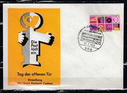 Brief Van Tag Der Offenen Tur Einweihung Des Neuen Postamts Cochem - Lettres & Documents
