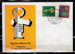Brief Van Tag Der Offenen Tur Einweihung Des Neuen Postamts Cochem - Lettres & Documents
