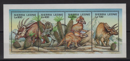 Sierra Leone - N°1909 à 1912 - Faune Prehistorique - Cote 7€ - ** Neuf Sans Charniere - Sierra Leone (1961-...)