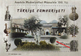 Turkey 2021, Centenary Of The Museum Of Anatolian Civilization, MNH S/S - Nuovi