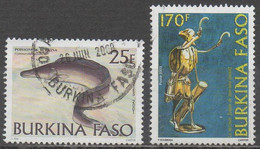 BURKINA FASO __N°1270 & 1288   __  OBL VOIR SCAN - Burkina Faso (1984-...)