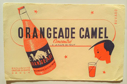 Buvard PUB Orangeade Camel. Exclusivité Caves De La Craffe Nancy. Illustrateur Dromadaire - Frisdrank