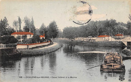 Châlons Sur Marne          51         Canal Latéral à La Marne.  Péniche      (voir Scan) - Châlons-sur-Marne