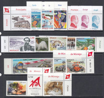 2016 Monaco 20 Different Stamps MNH Face Value Euro 19.50 - Non Classés