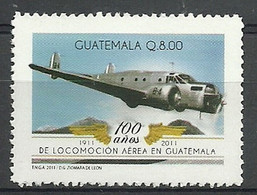 Guatemala 2011 Mi 1563 MNH ( ZS1 GTM1563 ) - Aviones