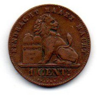 Belgique - 1 Centime 1894 - TB+ - Zonder Classificatie