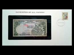 # # # Banknotenbrief Samoa 1 Tala ND 1980 UNC # # # - Samoa