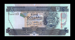 # # # Banknote Von Den Solomon-Inseln 5 Dollars UNC # # # - Solomon Islands