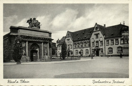 WESEL A. Rhein, Berlinertor Und Postamt (1939) AK - Wesel