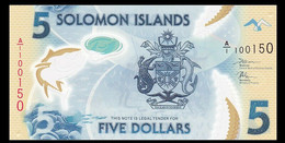 # # # Banknote Von Den Solomon-Inseln 5 Dollars UNC # # # - Isla Salomon