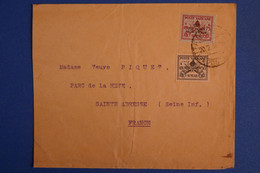 K9 VATICAN LETTRE RARE 1939 ROMA POUR SAINTE ADRESSE FRANCE+ AFFRANCHISSEMENT INTERESSANT - Cartas & Documentos