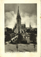 WESEL Am Rhein, Willibrordiplatz M. Kirche (1930s) Foto F. Krapohl AK - Wesel